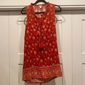 Red Size Small Xhilaration Shift Dress